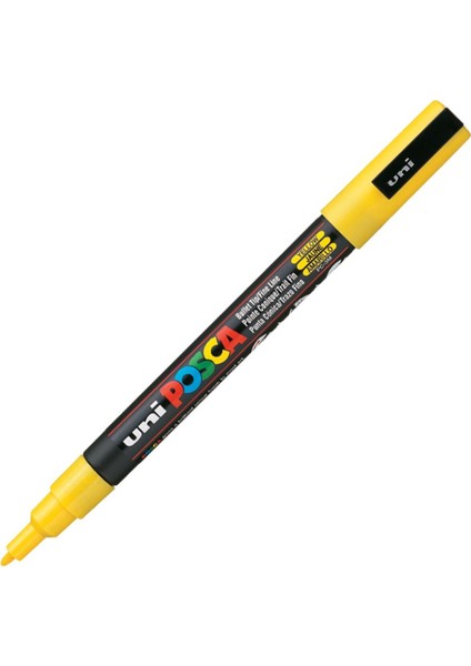 Posca Marker Pc-3m Fine 0.9-1.3 mm Yellow fiyatları