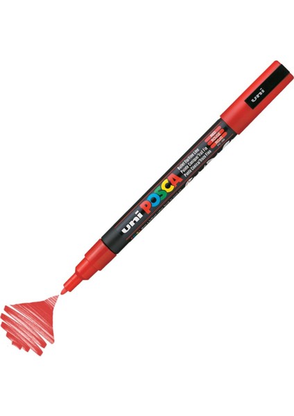 Posca Marker Pc-3m Fine 0.9-1.3 mm Red