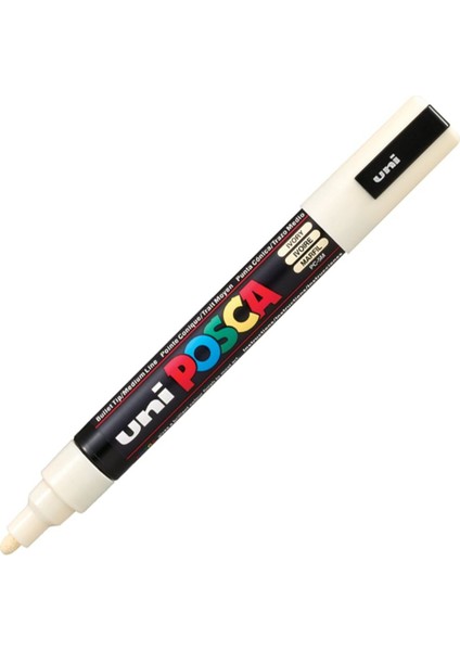 Posca Marker Pc-5m Medium 1.8-2.5 mm Ivory