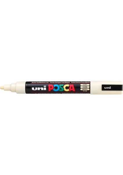 Posca Marker Pc-5m Medium 1.8-2.5 mm Ivory