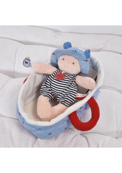 Jolıjou Mavi Jolijou Taşıma Çantalı Bebek - Mathis / 20CM