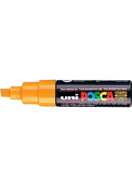 Posca Marker Pc-8k Bold 8.0 mm Bright Yellow