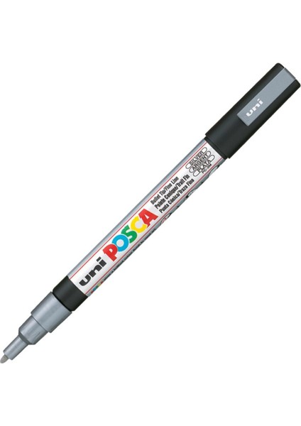 Posca Marker Pc-3m Fine 0.9-1.3 mm Silver
