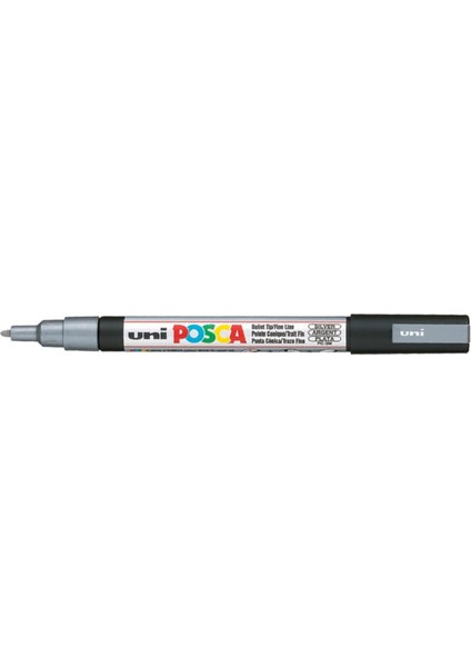Posca Marker Pc-3m Fine 0.9-1.3 mm Silver