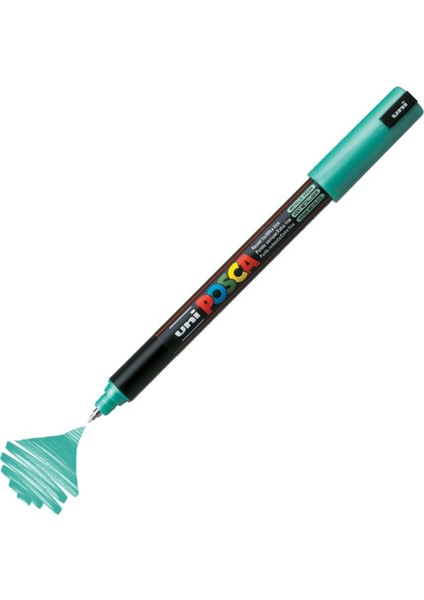 Posca Marker Pc-1mr Ultra Fine 0.7mm Metallic Green