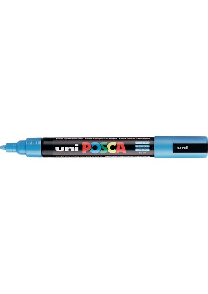 Posca Marker Pc-5m Medium 1.8-2.5 mm Light Blue