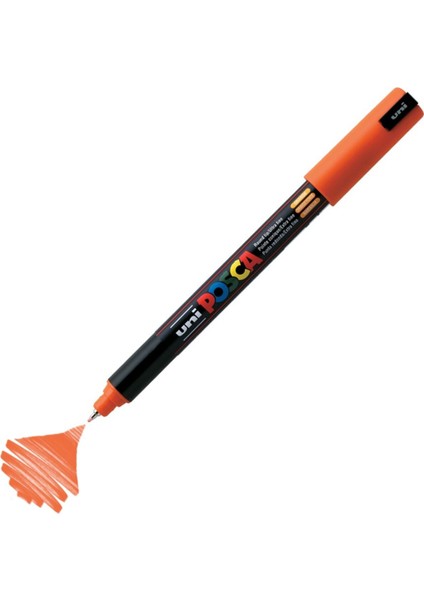 Posca Marker Pc-1mr Ultra Fine 0.7mm Orange