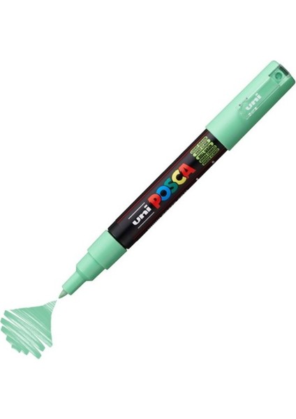 Posca Marker Pc-1m Extra Fine 0.7mm Light Green