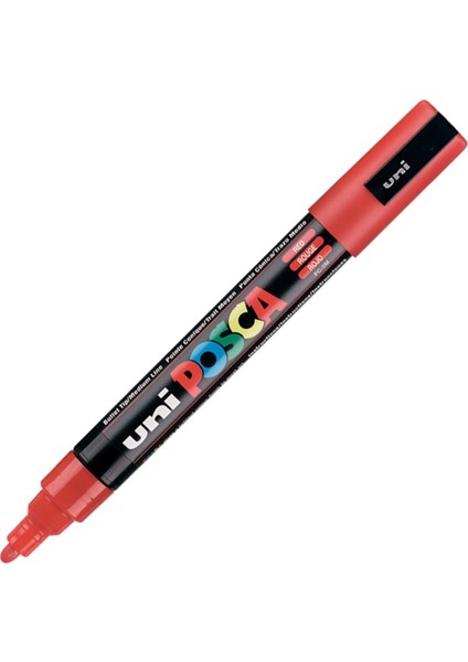 Posca Marker Pc-5m Medium 1.8-2.5 mm Red