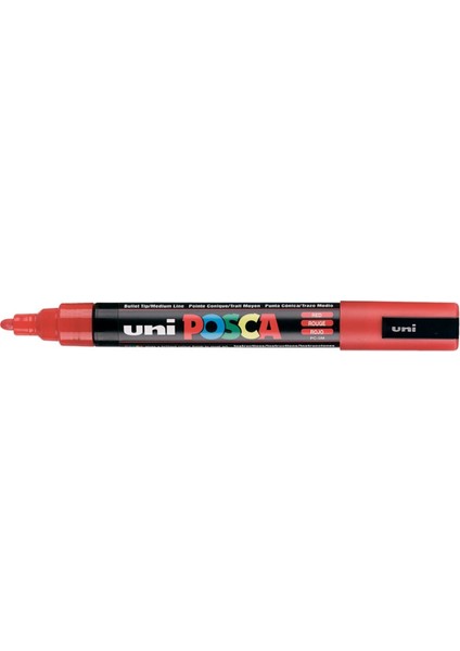 Posca Marker Pc-5m Medium 1.8-2.5 mm Red