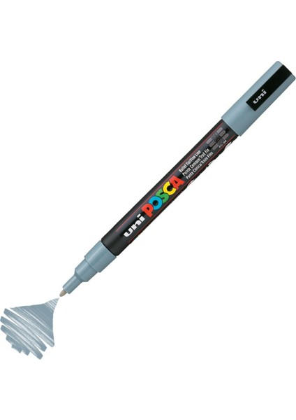 Posca Marker Pc-3m Fine 0.9-1.3 mm Grey