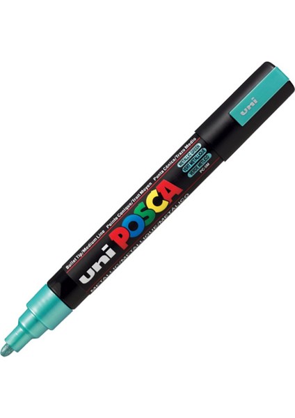 Posca Marker Pc-5m Medium 1.8-2.5 mm Metallic Green