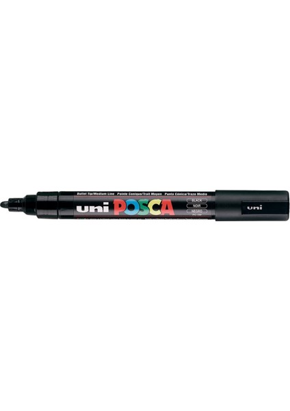 Posca Marker Pc-5m Medium 1.8-2.5 mm Black