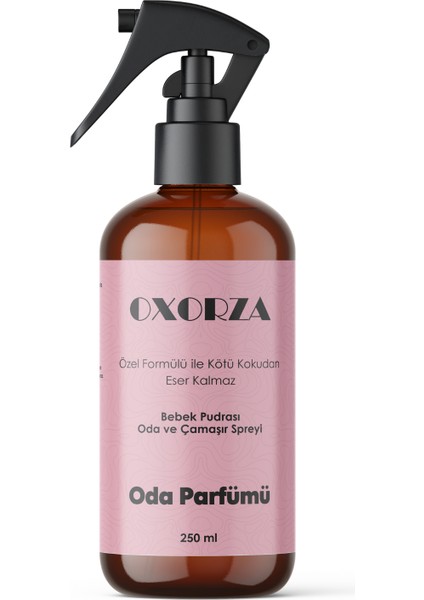 Oxorza Home Bebek Pudrası Oda ve Çamaşır Spreyi Oda Kokusu Room Spray 250 ml