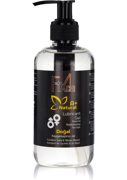 Natural A+ Su Bazlı Ânâl Kayganlaştırıcı Jel 250 Ml.