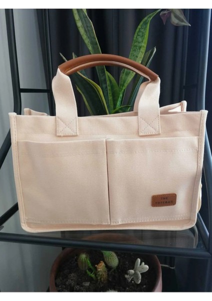 Gülşah Çaptı Bag Üç Gözlü The Tote Bag Canvas Kadın Omuz Çanta