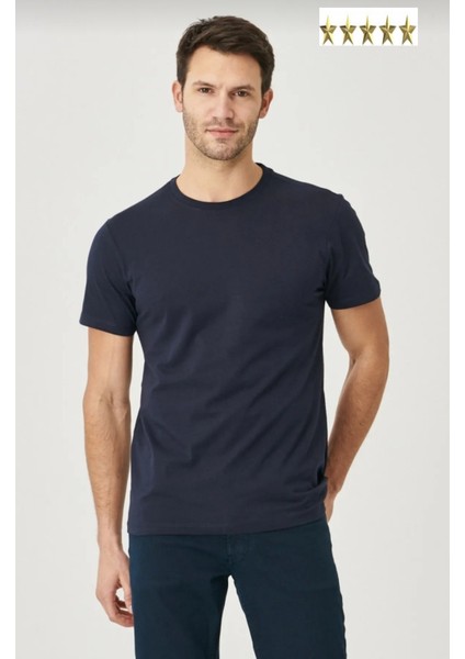 3A Moda Classics Erkek Pamuk Slim Fit Dar Kesim Bisiklet Yaka Kısa Kollu Tişört fiyatları