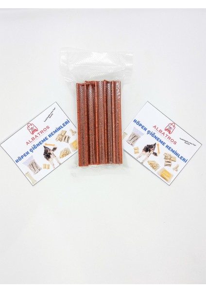 Kuzulu Dental Yıldız Köpek Ödül Kemirme Çubuğu 5 Adet~85-90 gr Ağız ve Diş Sağlığı Destekleyici