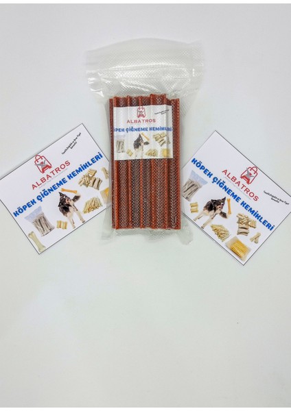 Kuzulu Dental Yıldız Köpek Ödül Kemirme Çubuğu 5 Adet~85-90 gr Ağız ve Diş Sağlığı Destekleyici