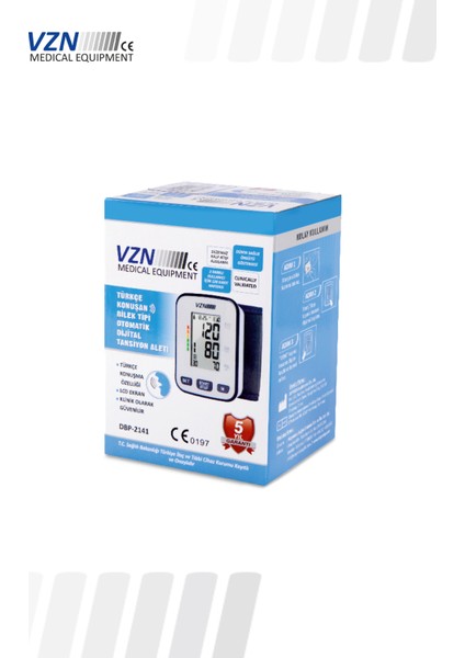 Türkçe Konuşan Bilekten Dijital Tansiyon Aleti Dbp-2141 fiyatları