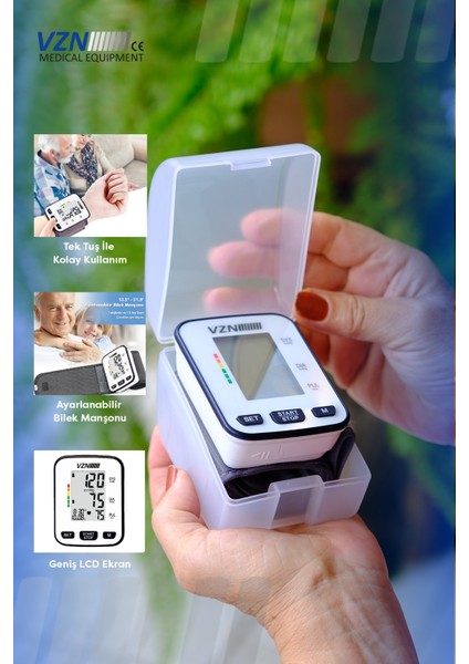 Türkçe Konuşan Bilekten Dijital Tansiyon Aleti Dbp-2141 fırsatları
