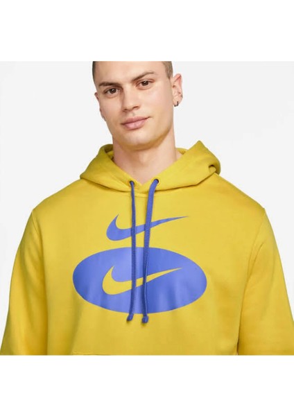 DM5458-709 Sportswear Swoosh League Erkek Kapüşonlu Sweatshirt