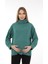 MYRA4281 Fermuarlı Hamile Sweatshirt -Yeşil 2