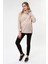 MYRA4283 Fermuarlı Hamile Sweatshirt -Bej 3