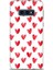 Samsung Galaxy S10E Kılıf Hd Baskılı - Kırmızı Minik Kalpler 1