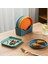 Shanhua Shop Orange Round Plate Style Plastic Plates Reusable ,unbreakable Sturdy Plastic Dinner Plates Bpa Free Dishwasher Safe For Home,kitchen,dinning, Outdoor Use (Yurt Dışından) 2