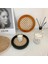 BK-32X23CM Stili Kore Ins Ahşap Rattan Sehpa Tepsi Modern Sadelik Oturma Odası Masaüstü Çay Bardağı Şarap Seti Depolama Tepsisi Ev Dekorasyon (Yurt Dışından) 3