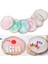 Shanhua Shop Pembe Tarzı 1pcs Resin Storage Painted Palette Tray Jewelry Display Plate Necklace Ring Earrings Display Tray Creative Decoration Organizer (Yurt Dışından) 2