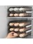 Shanhua Shop B Tarzı Refrigerator Egg Storage Box Portable Egg Drawer Storage Rack Tray Holder Container Eggs Fresh Kitchen Household Organizer Case (Yurt Dışından) 2