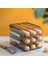 Shanhua Shop B Tarzı Refrigerator Egg Storage Box Portable Egg Drawer Storage Rack Tray Holder Container Eggs Fresh Kitchen Household Organizer Case (Yurt Dışından) 5