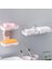 Haki Stili Banyo Vantuz Sabunluk Plastik Tutucular Duvara Monte Çift Katlı Yaratıcı Drenaj Sabun Depolama Çift Oap Rafları (Yurt Dışından) 2