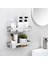 Gümüş 20 cm Stili Banyo Raf Raf Mutfak Duvar Rafları Banyo Havluluk Duş Depolama Sepeti Mutfak Organizatör Banyo Hradware Aksesuarları (Yurt Dışından) 3