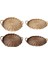Oval Stil Ekmek Meyve Rattan Depolama Tepsisi Depolama Sepeti Yuvarlak Saklama Sepetleri Tepsi Hasır Sepet Yemek Kahvaltı Teşhir Klasik Yemek Tavası (Yurt Dışından) 4