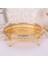 Yuvarlak 20CM Çap Stili Home Drinks Tray Creative Vintage Fruit Plate Multi-Function Snack Storage Box Round Square Tray Gold Fruit Basket Desk Decor (Yurt Dışından) 1