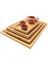 37X26CM Stili Ahşap Servis Tepsisi Kung Fu Çay Çatal Kaşık Tepsileri Depolama Paleti Meyve Tabağı Decoratiozes Japon Yemekleri Bambu Dikdörtgen (Yurt Dışından) 1