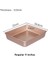 ALTIN22X16.6X4.4CM Stili Paslanmaz Çelik Yemek Tepsileri Dikdörtgen Ev Buğulanmış Sosis Meyve Saklama Tavaları Su Ekmek Mutfak Pişirme Sığ Çanak Tabağı (Yurt Dışından) 1