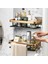 Altın Kalınlaşmak 1pc Tarzı Yumruksuz Banyo Rafları Köşe Raf Duş Şampuan Depolama Rafı Tuvalet Tutacağı Mutfak Düzenleyici Banyo Aksesuarları Seti (Yurt Dışından) 4
