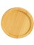 12.5cm Tarzı Oval Şekil Bambu Ahşap Tabak Bitki Tepsisi Mini Bitki Saksı Standı Favor Etli Pot Tepsi Basit Zarif Tasarım Ev Balkon (Yurt Dışından) 1
