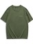 Unisex Oversize Basic T-Shirt Haki 1