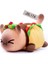 25CM Sevimli Kedi Yastık Burger Kedi Tatil Hediyesi Sevimli Kedi Bebek (Yurt Dışından) 1