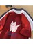 Wow Cat Baskılı Kırmızı Oversize T-Shirt 4