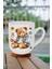 Yeni Yıl Oyuncak Ayı Teddy Bear Baskılı Lüx Kupa Bardak Porselen Çay Kahve Fincanı 1