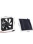 20W 12V Güneş Panelı Egzoz Fanı Hava Aspiratörü Mini Vantilatör Güneş Paneli Enerjili Fan Köpek Tavuk Evi Sera (Yurt Dışından) 5