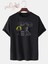 Lvbel C5 Doğuştan Beri Haklıyım Tmm Unisex Siyah Baskılı Oversize T-Shirt 1
