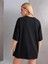 Lvbel C5 Doğuştan Beri Haklıyım Tmm Unisex Siyah Baskılı Oversize T-Shirt 4