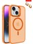 Apple iPhone 15  Case Flet Stantlı Magsafeli + Lens Koruma Hediye Kapak 1